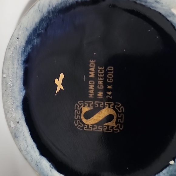 Spyropoulos creamer and sugar 24 k gold made in Greece. - Picture 7 of 8